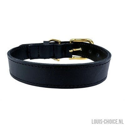 Sazzz Halsband Hond Braveheart Classic Leer Zwart-SAZZZ-Louis Choice