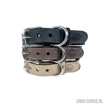 Sazzz Halsband Hond Nomad Vintage Leer Antraciet-SAZZZ-Louis Choice
