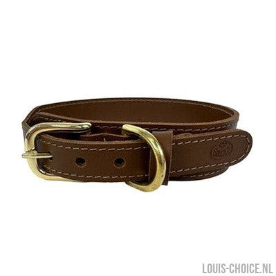 Sazzz Halsband Hond Pioneer Classic Leer Zadel Bruin-SAZZZ-Louis Choice