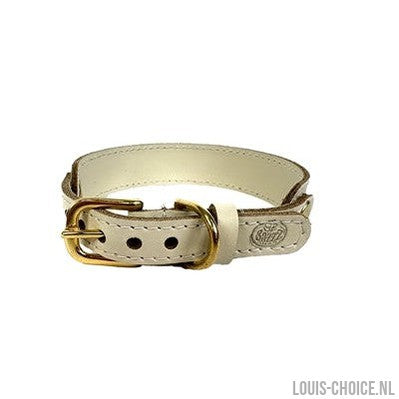 Sazzz Halsband Hond Sweetie Classic Leer Creme-SAZZZ-Louis Choice