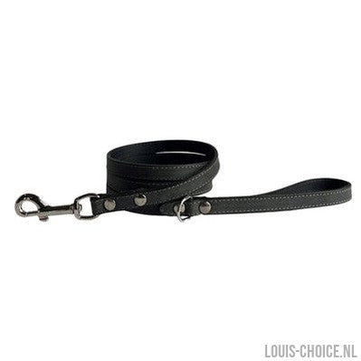 Sazzz Hondenriem Fearless Vintage Leer Antraciet-SAZZZ-Louis Choice