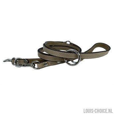 Sazzz Hondenriem Fearless Vintage Verstelbaar Leer Beige-SAZZZ-Louis Choice