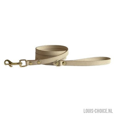 Sazzz Hondenriem Passion Classic Leer Creme-SAZZZ-Louis Choice