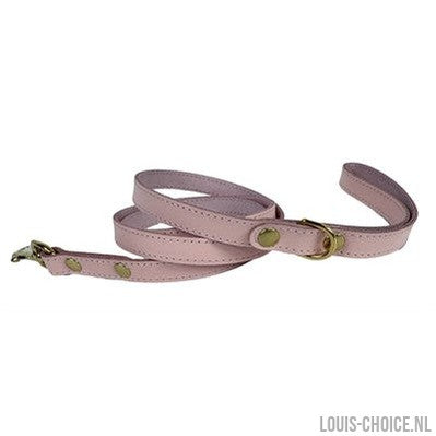Sazzz Hondenriem Passion Classic Leer Lichtroze-SAZZZ-Louis Choice