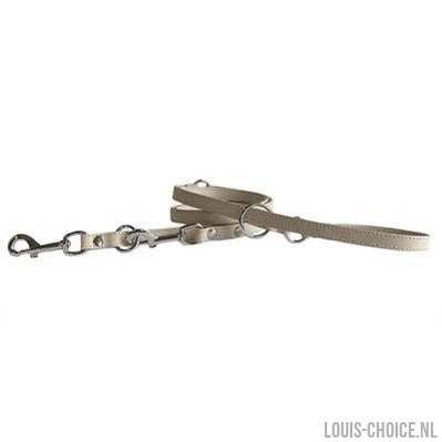 Sazzz Hondenriem Passion Classic Verstelbaar Leer Creme-SAZZZ-Louis Choice