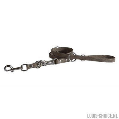 Sazzz Hondenriem Passion Classic Verstelbaar Leer Taupe-SAZZZ-Louis Choice