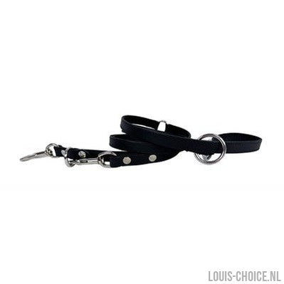 Sazzz Hondenriem Passion Classic Verstelbaar Leer Zwart-SAZZZ-Louis Choice