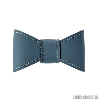 Sazzz Vlinderstrik Glamper Classic Leer Lichtblauw-SAZZZ-Louis Choice