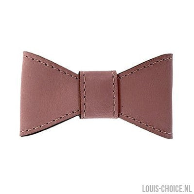 Sazzz Vlinderstrik Glamper Classic Leer Roze-SAZZZ-Louis Choice