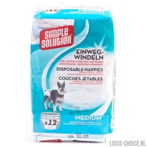 Simple Solution Wegwerp Honden Luier-SIMPLE SOLUTION-Louis Choice