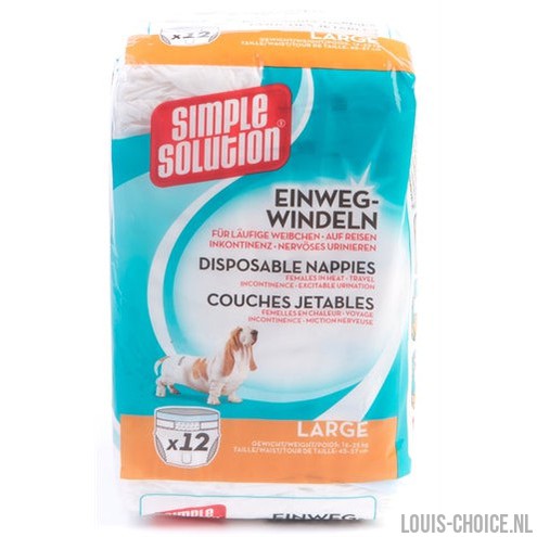 Simple Solution Wegwerp Honden Luier-SIMPLE SOLUTION-Louis Choice