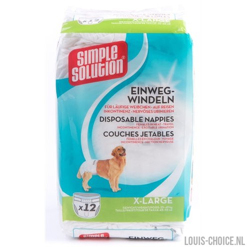 Simple Solution Wegwerp Honden Luier-SIMPLE SOLUTION-Louis Choice