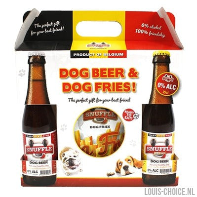 Snuffle Gift Box Hondenbier En Patat-SNUFFLE-Louis Choice