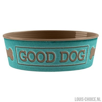 Tarhong Voerbak Good Dog Melamine Turquoise-TARHONG-Louis Choice