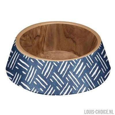 Tarhong Voerbak Hond Oasis Melamine Indigo Blauw-TARHONG-Louis Choice