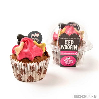 The Barking Bakery Vanilla Woofin Met Roze Glazuur-THE BARKING BAKERY-Louis Choice