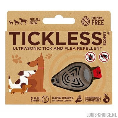 Tickless Eco Teek En Vlo Afweer Voor Hond En Kat Bruin-TICKLESS-Louis Choice