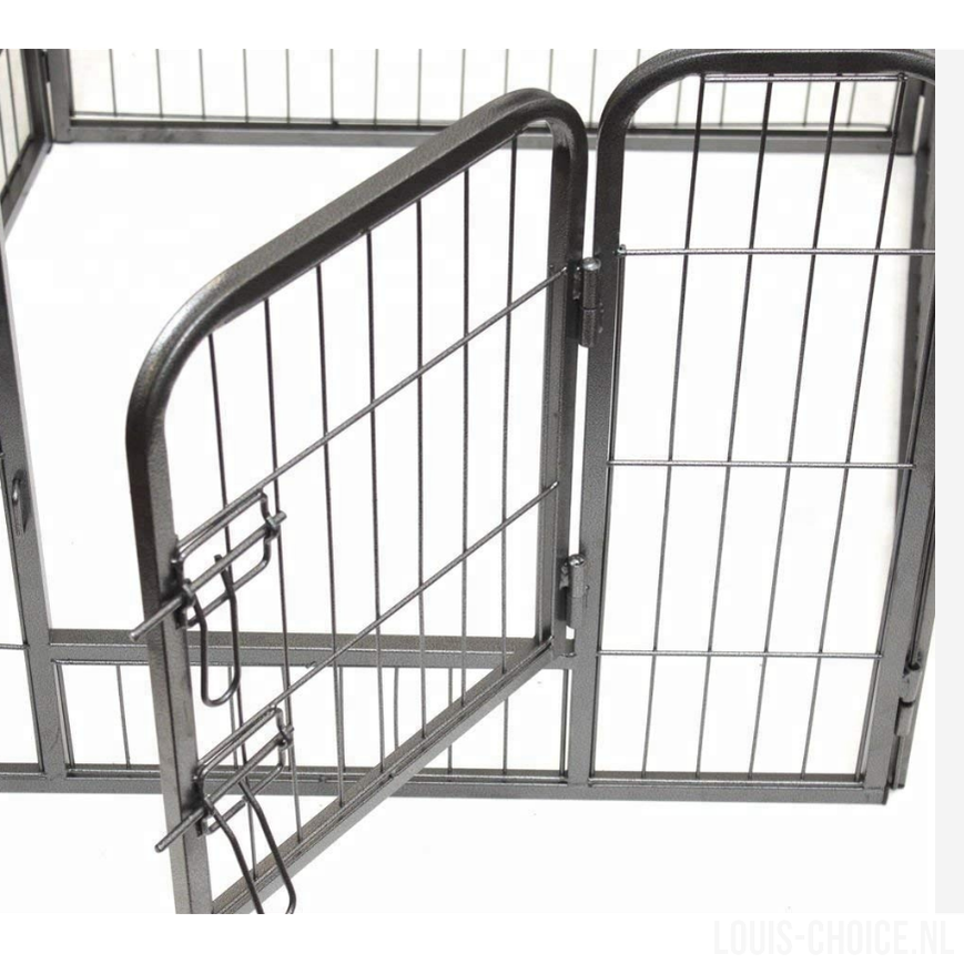 Topmast Dual Puppyren - Twee Ruimtes - Hondenren voor Binnen - Antraciet-Topmast-Louis Choice