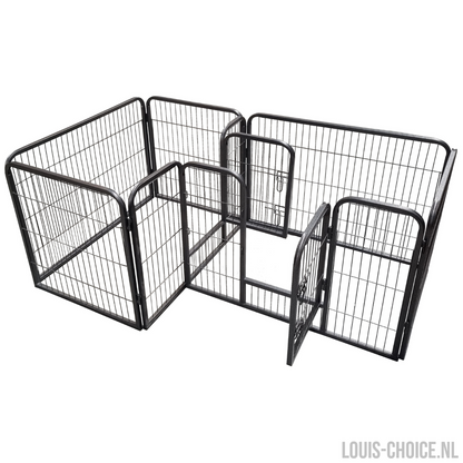 Topmast Dual Puppyren - Twee Ruimtes - Hondenren voor Binnen - Antraciet-Topmast-Louis Choice