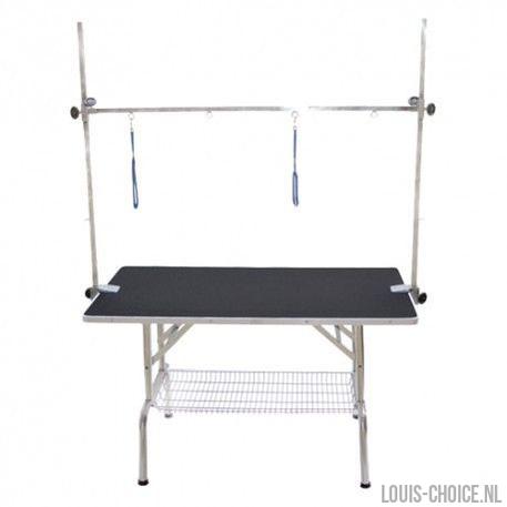 Topmast EazyGroomer Trimtafel - Antislip Werkblad Zwart - Dubbele Trimarm-Topmast-Louis Choice