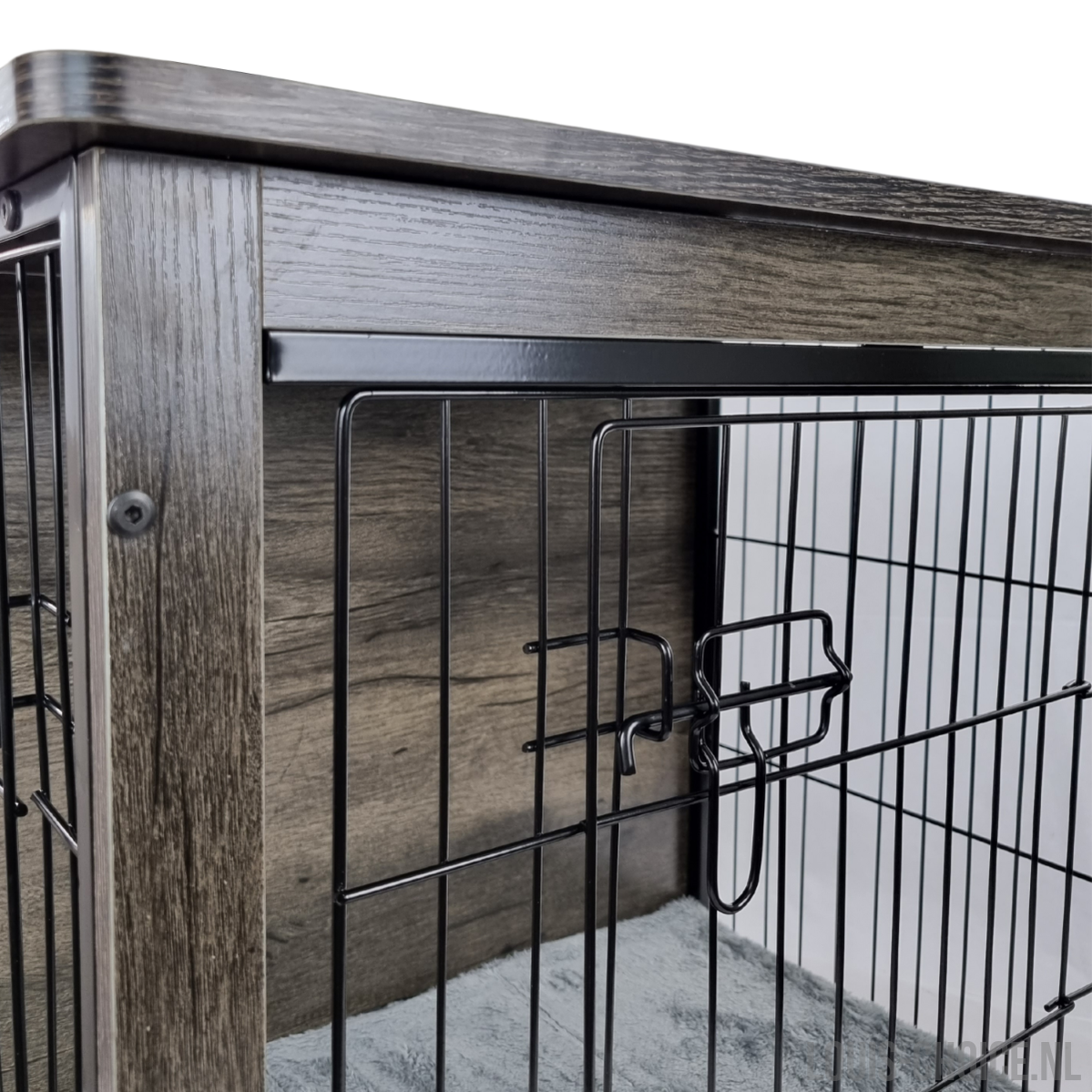Topmast FurNiture Hondenbench - Donkergrijs - Met Benchmat - Diverse Maten-Topmast-Louis Choice