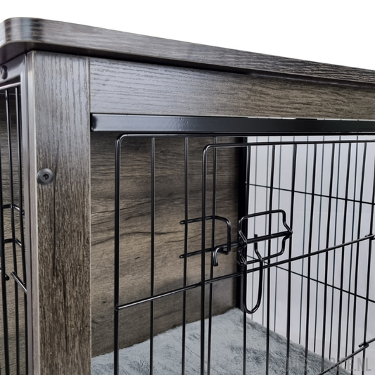 Topmast FurNiture Hondenbench - Donkergrijs - Met Benchmat - Diverse Maten-Topmast-Louis Choice