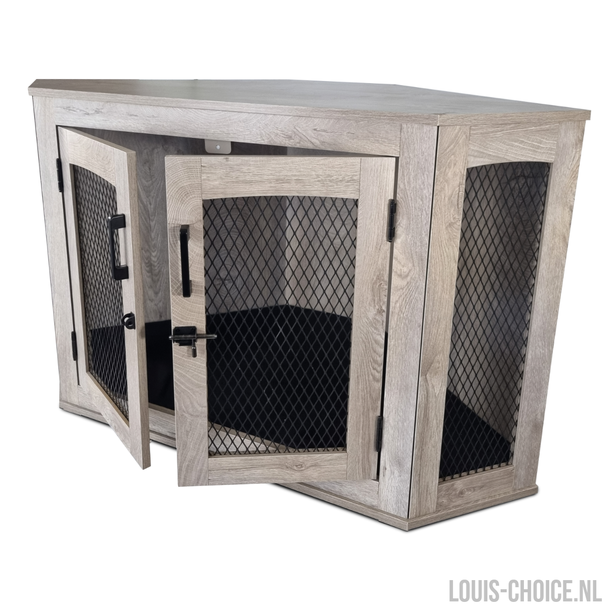 Topmast Luxeus Bench Mira - Hoekmodel - 109 x 60 x 67 cm - Grey Weathered-Topmast-Louis Choice