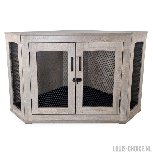 Topmast Luxeus Bench Mira - Hoekmodel - 109 x 60 x 67 cm - Grey Weathered-Topmast-Louis Choice