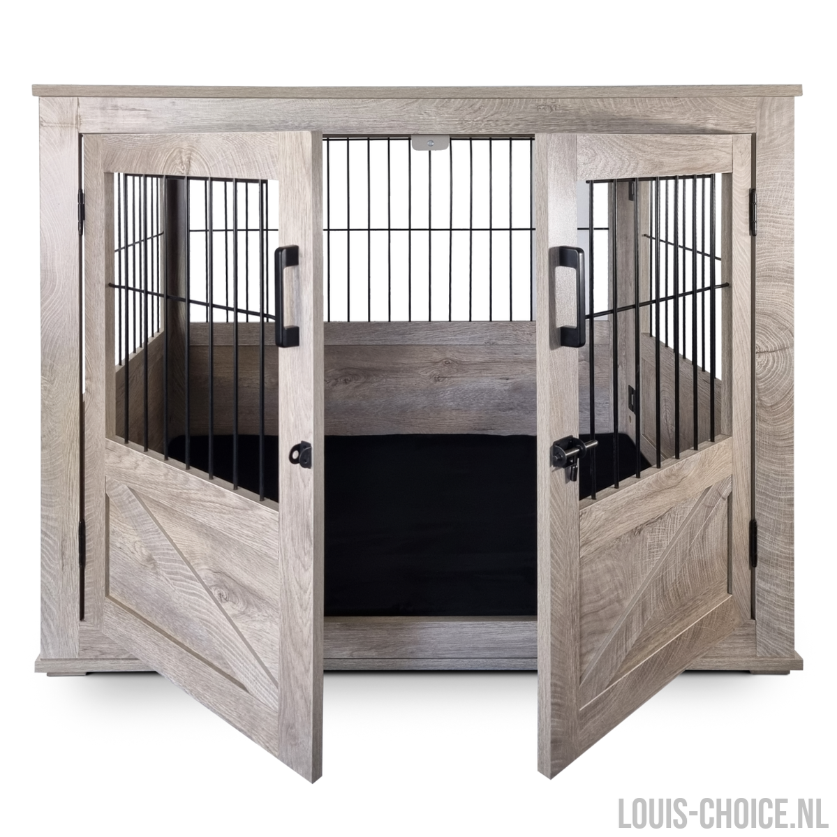 Topmast Luxueus Bench Rustic - Large - 98 x 71 x 79 cm - Grey Weathered-Topmast-Louis Choice