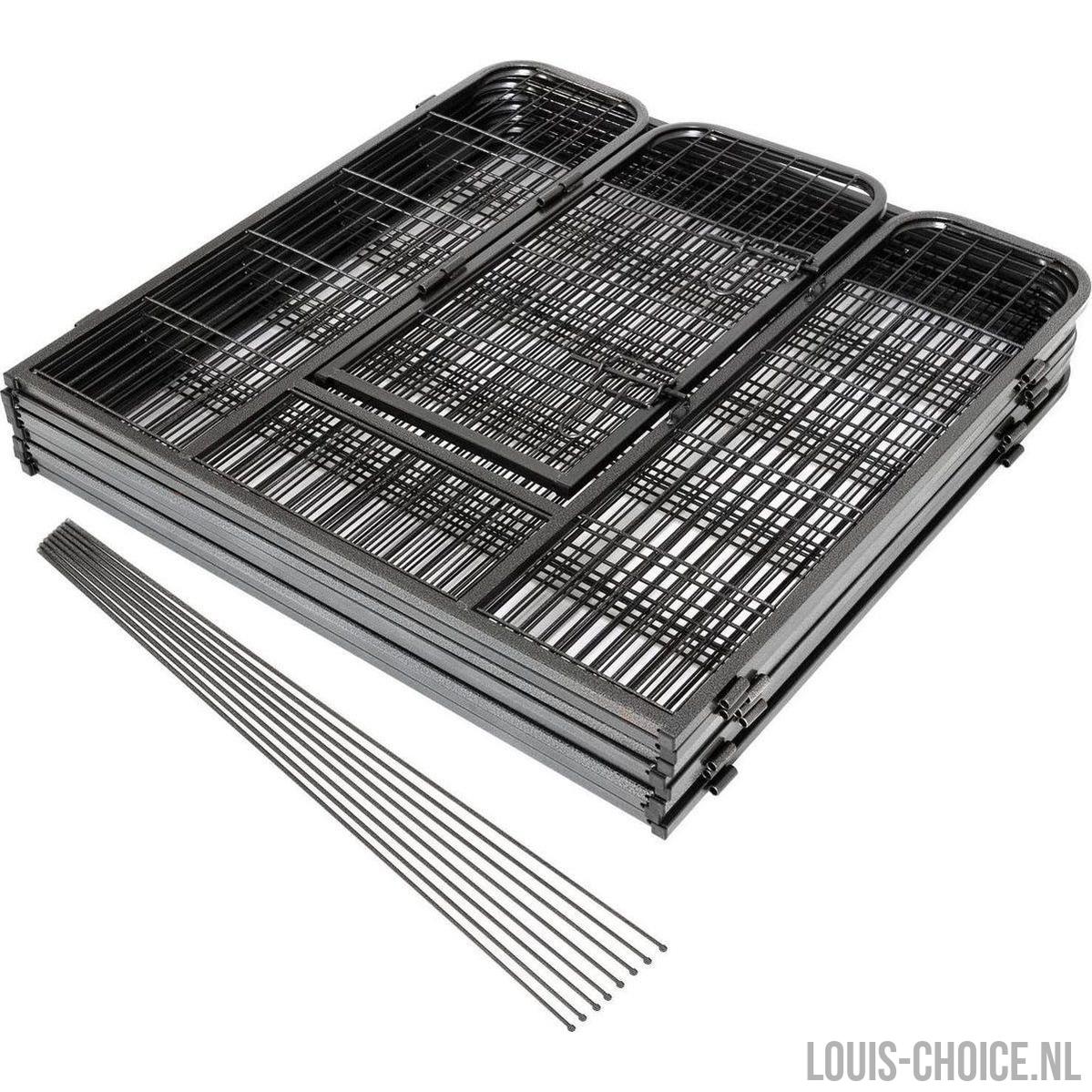 Topmast Premium Puppyren - Antraciet Gecoat - Diverse hoogtes-Topmast-Louis Choice