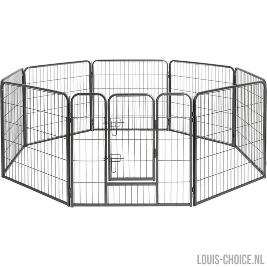 Topmast Premium Puppyren - Antraciet Gecoat - Diverse hoogtes-Topmast-Louis Choice