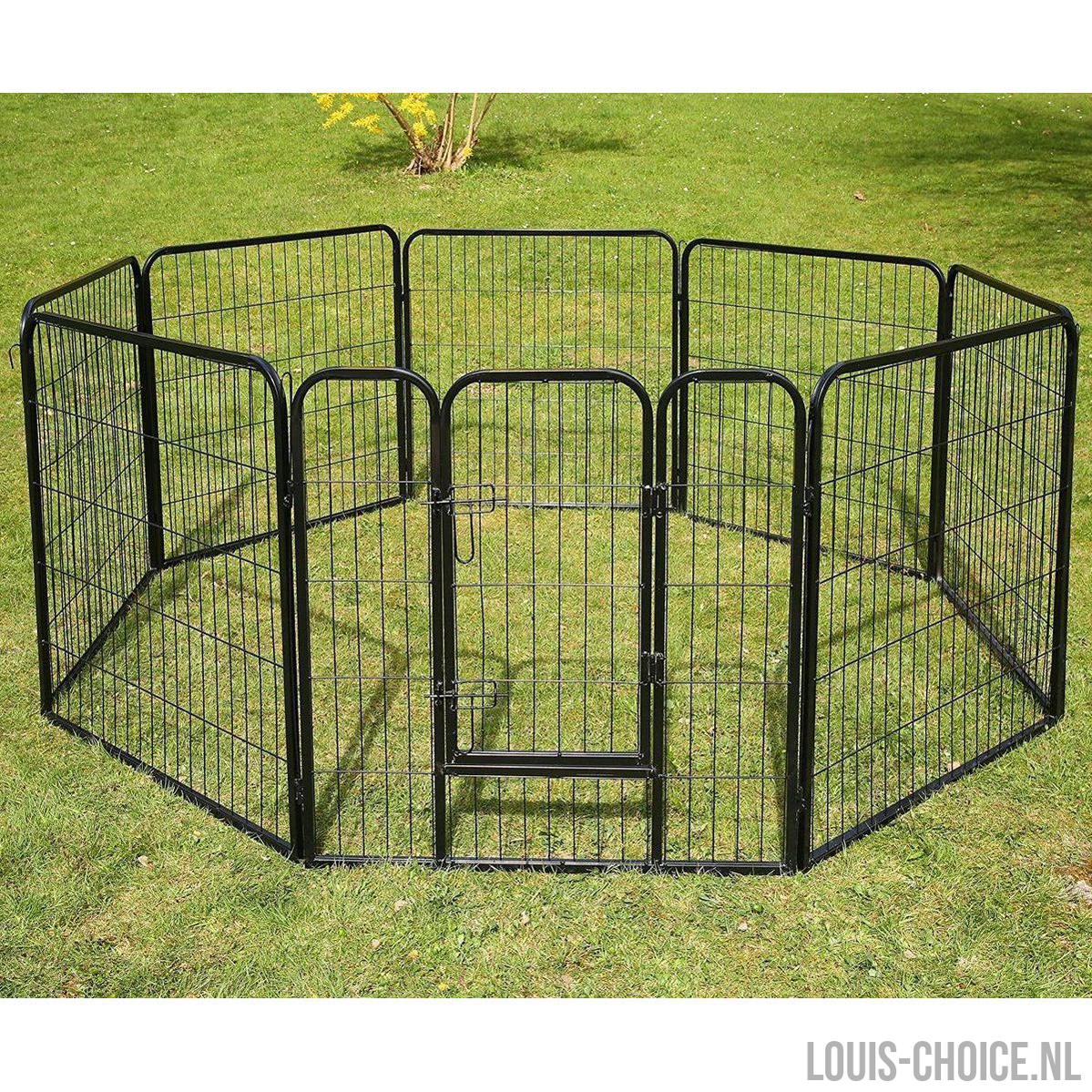 Topmast Premium Puppyren - Zwart Gecoat - Diverse hoogtes-Topmast-Louis Choice