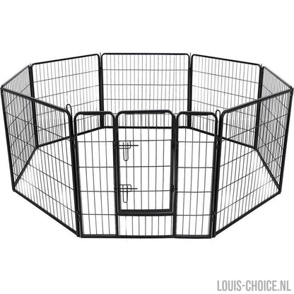 Topmast Premium Puppyren - Zwart Gecoat - Diverse hoogtes-Topmast-Louis Choice