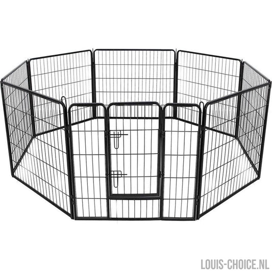 Topmast Premium Puppyren - Zwart Gecoat - Diverse hoogtes-Topmast-Louis Choice