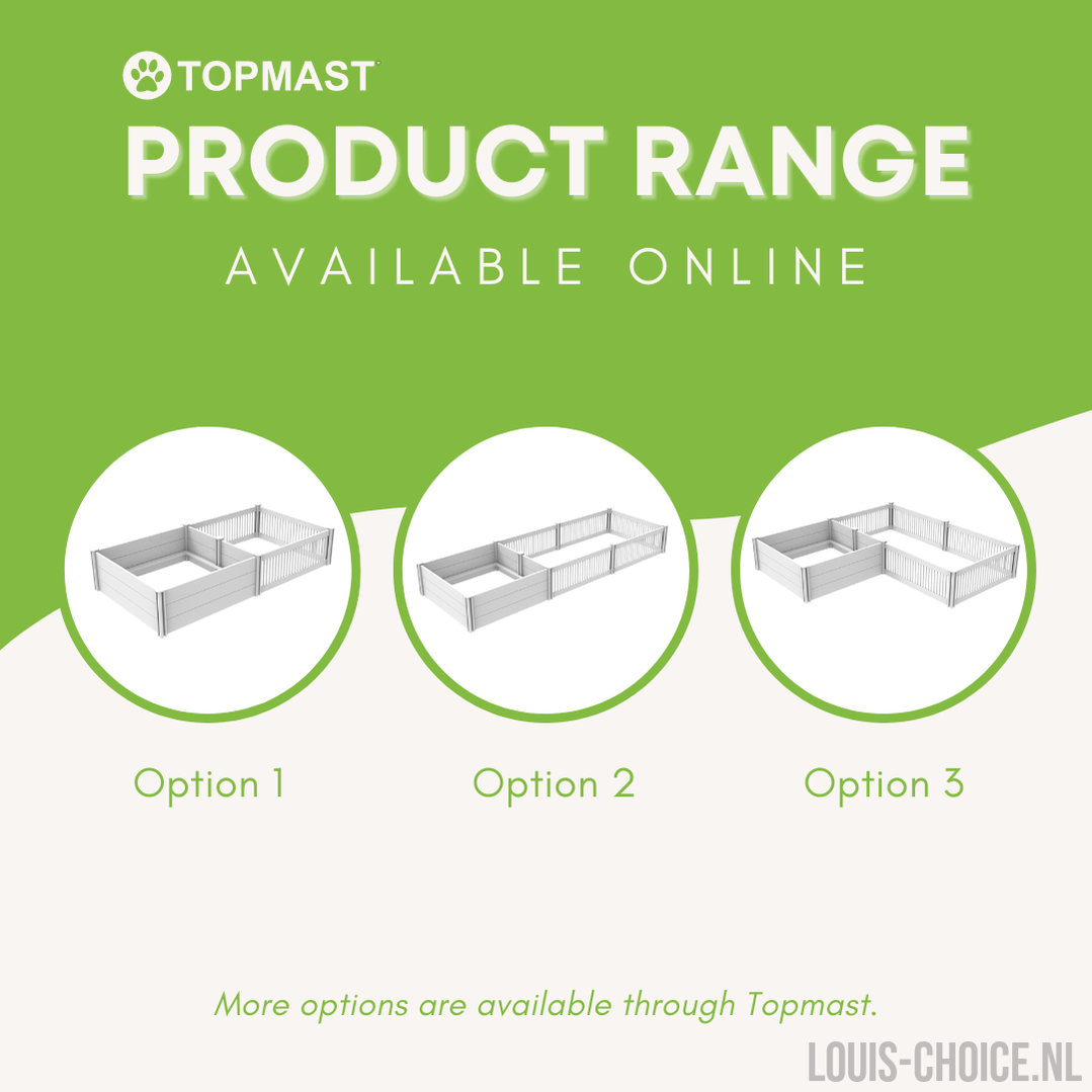 Topmast Werpkist - Kunststof - Zonder Uitloopren - Diverse Maten-Topmast-Louis Choice
