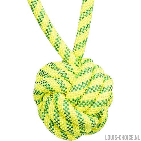 Trixie Aquatoy Touw Met Bal Drijvend Polyester Geel / Groen-TRIXIE-Louis Choice
