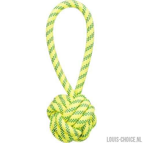 Trixie Aquatoy Touw Met Bal Drijvend Polyester Geel / Groen-TRIXIE-Louis Choice