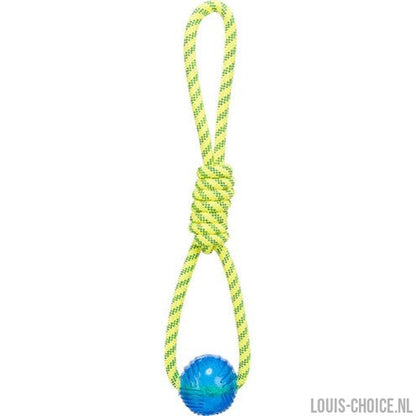 Trixie Aquatoy Touw Trekspeeltje Drijvend Polyester Geel / Groen-TRIXIE-Louis Choice