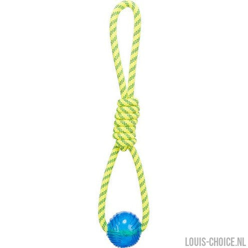 Trixie Aquatoy Touw Trekspeeltje Drijvend Polyester Geel / Groen-TRIXIE-Louis Choice