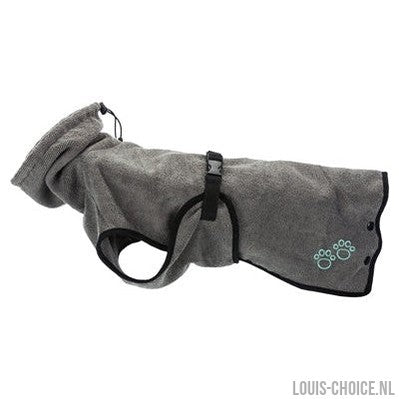 Trixie Badjas Hond Badstof Grijs-TRIXIE-Louis Choice