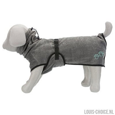 Trixie Badjas Hond Badstof Grijs-TRIXIE-Louis Choice