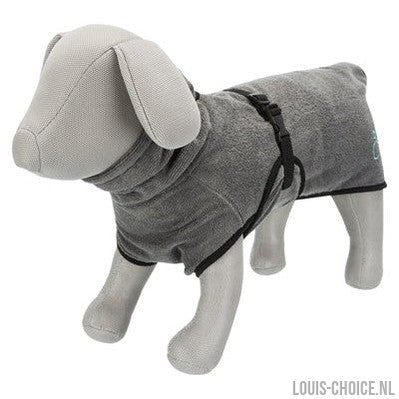 Trixie Badjas Hond Badstof Grijs-TRIXIE-Louis Choice