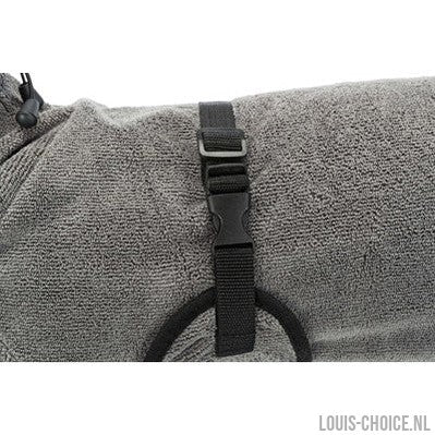 Trixie Badjas Hond Badstof Grijs-TRIXIE-Louis Choice