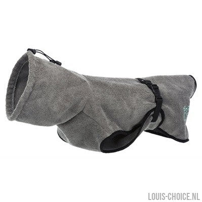 Trixie Badjas Hond Badstof Grijs-TRIXIE-Louis Choice