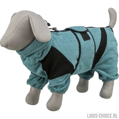 Trixie Badjas / Huisoverall Badstof Petrol-TRIXIE-Louis Choice