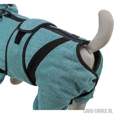 Trixie Badjas / Huisoverall Badstof Petrol-TRIXIE-Louis Choice