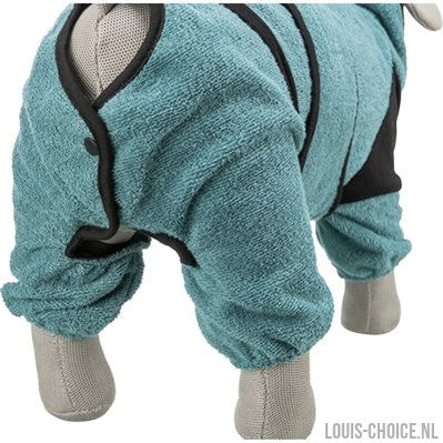 Trixie Badjas / Huisoverall Badstof Petrol-TRIXIE-Louis Choice