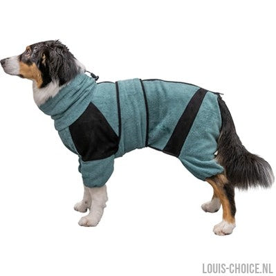 Trixie Badjas / Huisoverall Badstof Petrol-TRIXIE-Louis Choice
