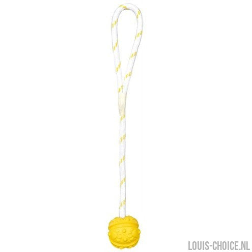 Trixie Bal Aan Touw Natuurrubber Drijvend Assorti-TRIXIE-Louis Choice