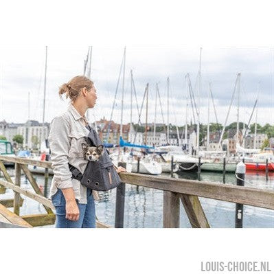 Trixie Be Nordic Hondentas Rugtas Bjorn Zwart-TRIXIE-Louis Choice